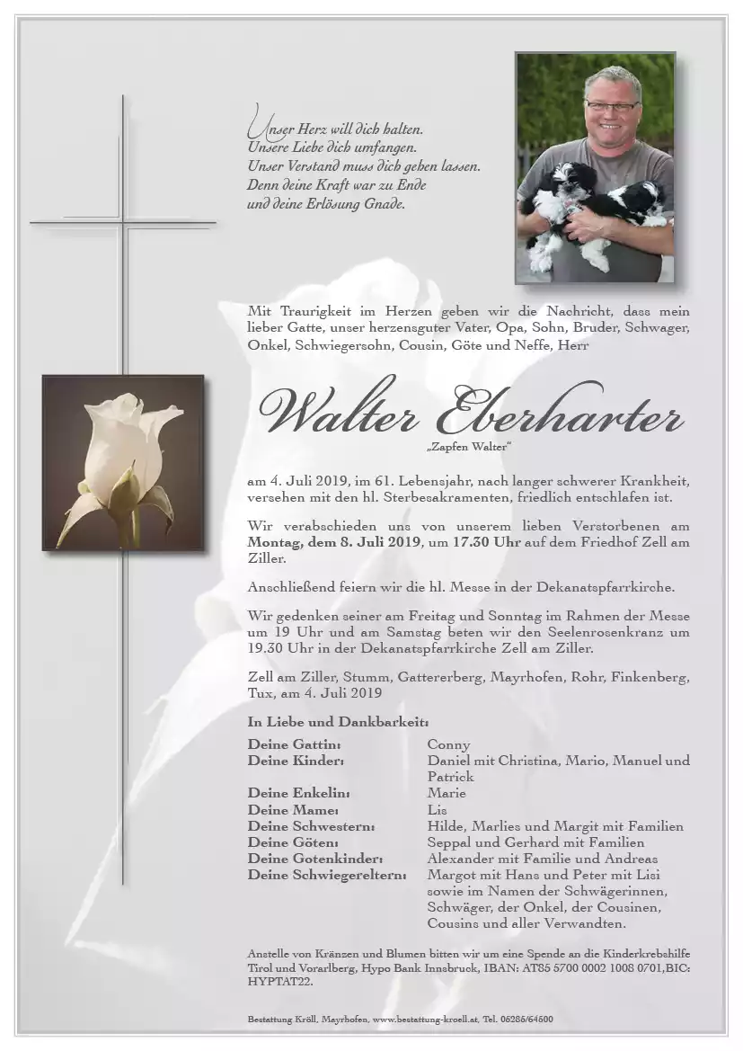 Parte von Walter Eberharter